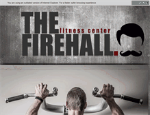 Tablet Screenshot of firehallfitness.com